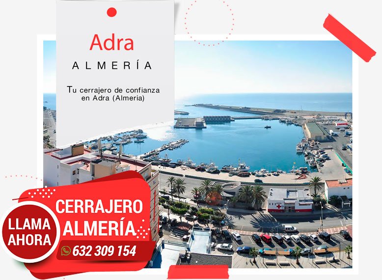Cerrajero en Adra de confianza. Somos de Almería y trabajamos en Adra desde hace más de 10 años.